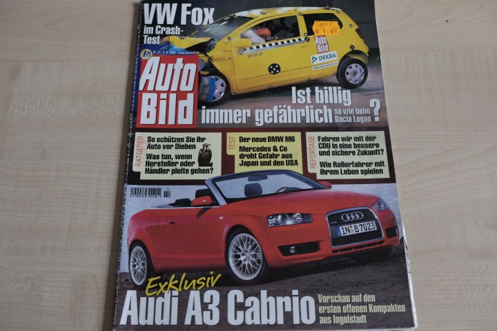 Deckblatt Auto Bild (22/2005)
